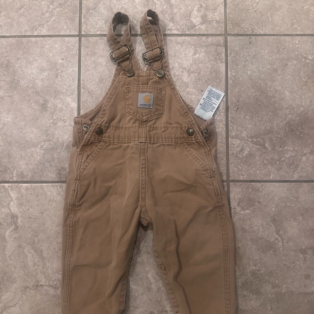 Carhartt Kids Brown Overalls